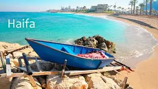 Israel, Haifa. A Relaxing Walk Through the City: Embracing Tranquility and Beauty.