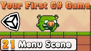 Unity C# Basic :: Part 21 :: Create Menu Scene or Home Scene