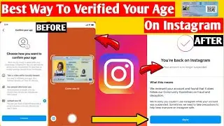 Best Way To Verify Your Age On Instagram | Instagram Age Verification Error | Instagram Age Problem