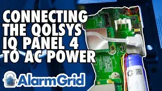 Qolsys IQ Panel 4: Connecting to AC Power