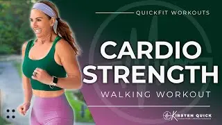 10 Minute CARDIO | STRENGTH | STEPS | Low Impact | No Jumping | Dumbbells