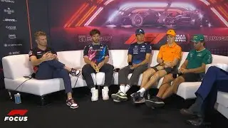 Pre Race Drivers Press Conference Hungarian Grand Prix 2024
