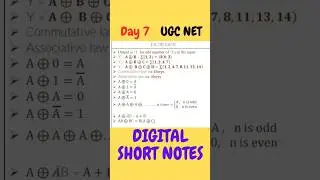 Day 7 DIGITAL SHORT NOTES UGC-NET COMPUTER SCIENCE