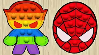 Pop It SuperHeroes 3D - Satisfying and relaxing ASMR Mobile Games