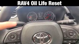 2020 Toyota Rav4 Oil life reset / Maintenance reminder