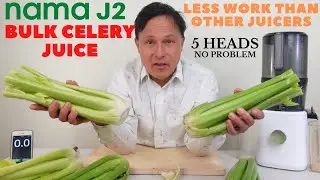 Nama J2 Can Juice 5 Heads of Celery without a Problem | Medical Medium Juicing