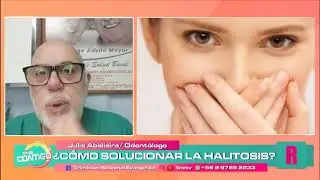halitosis en sonrisa de adulto mayor