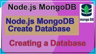 Node js MongoDB Create Database