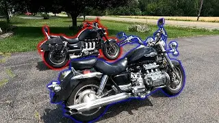 THE BEST MUSCLE BIKE?! // Triumph Rocket 3 vs Honda Valkyrie