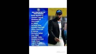 Team india squad Against Bangladesh Test #cricket #trending