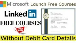 Linkedin learning path free certificate courses || Free Certificate || Linkedin Certificat 