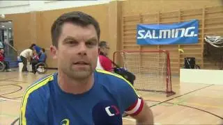 Wheelchair Floorball on Czech Television network 2016