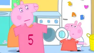 Lavar la ropa de Papá Cerdo | Los cuentos de Peppa la Cerdita