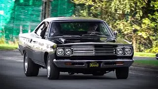 Cars Leaving a Car Show - Sywell Classic September 2023