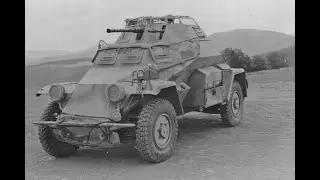 All-wheel drive reconnaissance vehicle Sd. Kfz. 222. The best light armored car of the Wehrmacht.