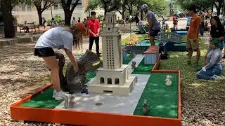Students Build Mini Golf Course