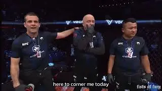 Emotional UFC Post Fight Interview w/Jack Shore.