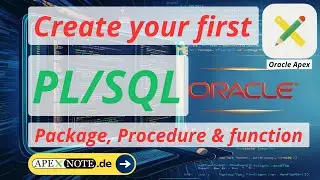 Create Your First PL/SQL Package in Oracle Apex in very Easy Steps - Beginner's Tutorial plsql