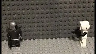 Mandalorian Vs. Scout Trooper—A Lego Star Wars Stop Motion