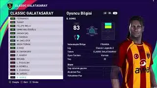 PES 2021 - Classic Galatasaray (GS)