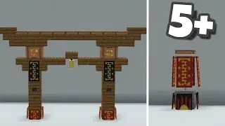Minecraft: Топ-5 декораций в японском стиле!