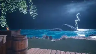 STORM AT SEA - Ambient ASMR Unreal Engine Visual