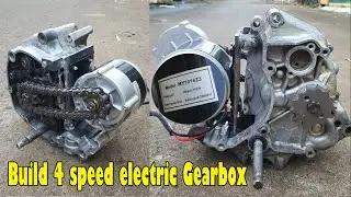Build 4 speed electric Gearbox. (New Project Electric Car).