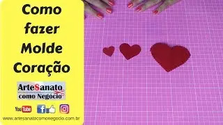 Como fazer Molde Coração - DIY