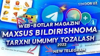 TELEGRAM 8.7 - BILDIRISHNOMALAR TOVUSHLARI, WEB-BOTLAR, YANGI ANIMATSION EMOJILAR, YANGI PIP