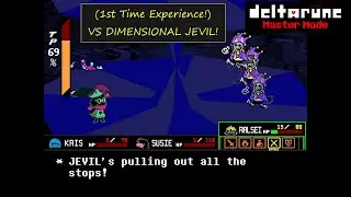 My 1st Experience VS Dimensional Jevil! - [DT Master Mode]