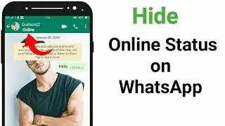 How to hide online status on whatsapp