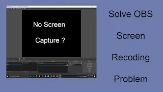How to solved OBS studio screen recording problem?