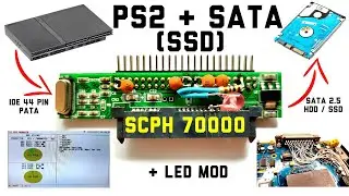 SATA / SSD to PS2 SLIM scph-70000 IDE to SATA converter 