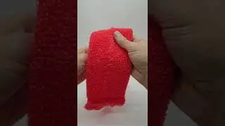 Массажная длинная мочалка для душа и бани "Орхидея"