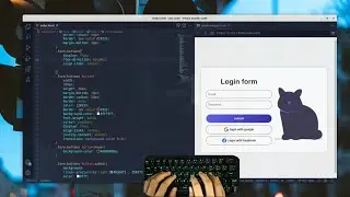 Asmr Programming - Modern Login Page UI Design - no talking
