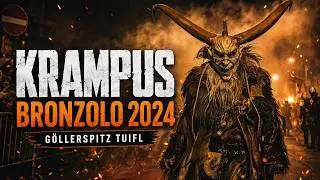 3a Sfilata dei Krampus a Bronzolo, 2024, Göllerspitz Tuifl Branzoll (4K)