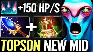 🔥 TOPSON Oracle NEW MID GODLIKE — Aghanim + Spirit Vessel 150HP Regen/Sec IMBA META Dota 2 Pro