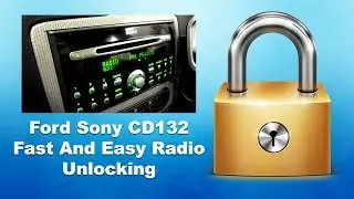 How To Unlock Sony CD132 Radio Serial/Code MP3 Ford Mondeo/Focus/Transit V Serial
