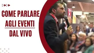 Come parlare agli eventi dal vivo