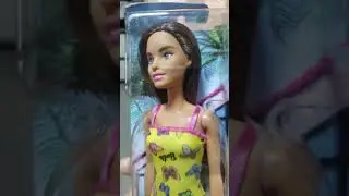 Boneca Barbie Muito Barata Apenas 39,90! Na Shopee! Barbie Mattel Original Fashion - Vestido Amarelo
