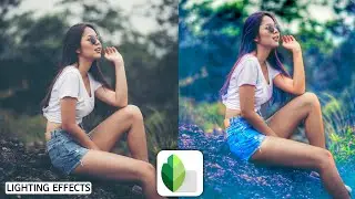Light Effects Editing Background Change🔥| Snapseed Se Photo Edit Kase Kare || Snapseed DSLR Editing