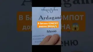 ЗАЧЕМ КОМПОТ?😱 ВИНО ДЕШЕВЛЕ 🍷 Ресторан Ардогани в Батуми🇬🇪