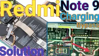 Xiaomi Redmi Note 9 Charging Problem &   solution  charging ic bypass jumper🔥