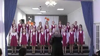 Учебный хор старших классов, г.Барнаул, категория П1, р.н.п. в обр. Ю.Тугаринова "На горе-то калина"