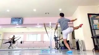 Battement Fondu, intermediate adult ballet class demo