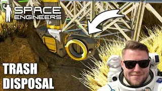 Keeping my base neat and tidy as a German Engineer - Space Engineers E08