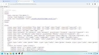 #4 Java / JSP with JavaScript and basic validation.
