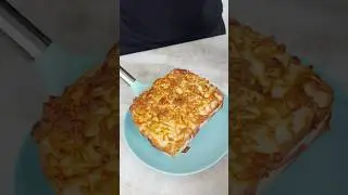Air fryer ham & cheese toastie #food #cheese #ham #sandwich