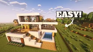 Minecraft easy and best modern huose #minecraft#house#shorts