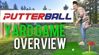 Mobile Putting Green ⛳️ Putter Ball Review ⛳️ Yard Game ⛳️
